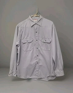 Big Mac Penneys 1960s Button Work Shirt Mens Medium Sanforized Vat Dyed Vintage - Picture 1 of 16