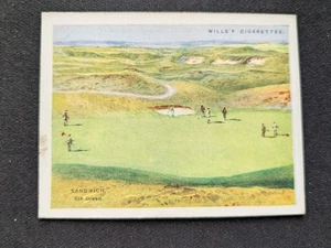1924 Wills Golfing Card # 22 Sandwich (VG/EX) - Picture 1 of 3