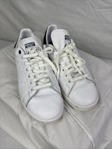 Size 8.5 - adidas Stan Smith White Blue Animal Print - Picture 1 of 6