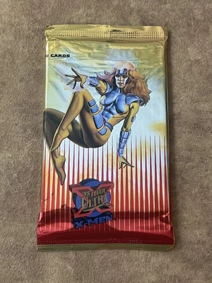 Fleer Ultra Marvel X-Men 1995 paquete sellado tarjetas coleccionables de colección arte Jean Grey Foto 1 de 3