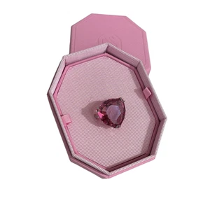 Anillo de cóctel Swarovski Millenia corte trilliante, rosa, chapado en rodio 55/7 - Imagen 1 de 8