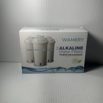 Repuesto Filtro Agua Jarra Alcalina - Paquete de 3, Mejora el pH y el Sabor, 42‐G... Foto 1 de 3