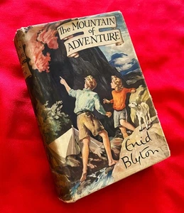 ENID BLYTON THE MOUNTAIN OF ADVENTURE 1ST FIRST EDITION WITH DW DJ 1949 RARE - Picture 1 of 9