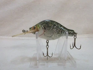Crappie piccolo avannotto Bagley vintage su bianco - Foto 1 di 4