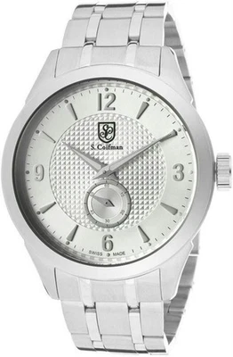 S.Coifman By Invicta SC0117 Swiss Fatto Seconds Quadrante Acciaio da Uomo Watch - Immagine 1 di 2