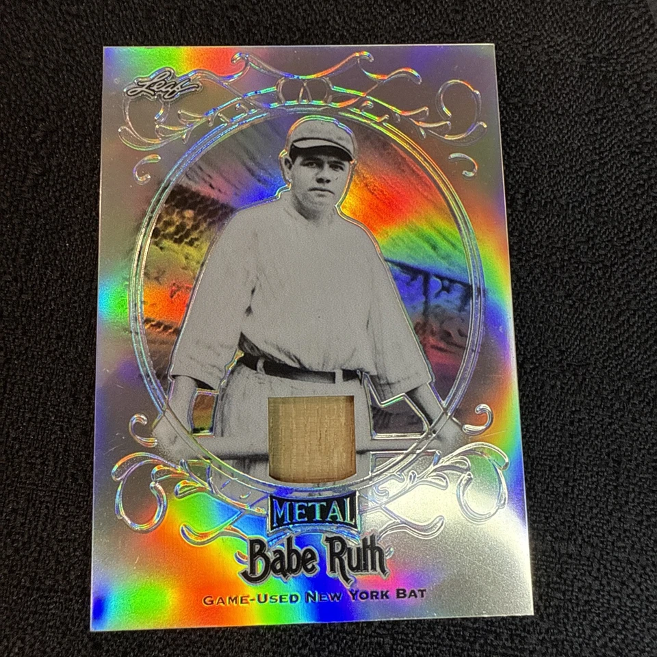 Taco usado Babe Ruth 2019 Leaf Collection jogo #SB-39 5/10 New York Yankees MLB - Imagem 1 de 4