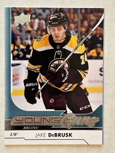 Jake Debrusk 2017-18 Upper Deck Young Guns #212 RC Rookie T367 QTY Available - Picture 1 of 2