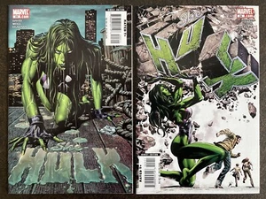 SHE HULK #23 & #24 2008 1ST JAZINDA SKRULL SECRET INVASION MCU NM ORIGINAL OWNER - Picture 1 of 14
