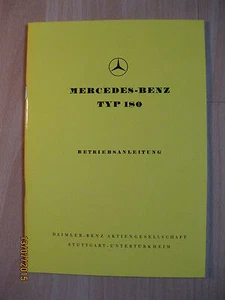  Betriebsanleitung , Mercedes Benz Typ 180 - Bild 1 von 5