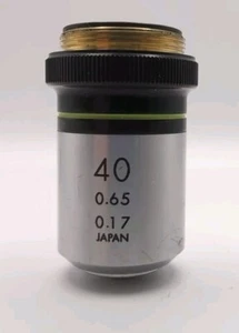 OLYMPUS Microscope 40x Objective A40PL 0.65 160/0.170 - Picture 1 of 4