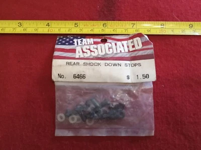 Vintage Team Associated Part # 6466 Rear Shock Down Stops - Image 1 of 2