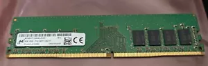 Micron 8GB (1-Stick) PC4-2400T DDR4 19200 Desktop Memory RAM MTA8ATF1G64AZ-2G3E1 - Picture 1 of 3