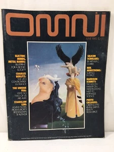 Omni Magazine June 1980 Science Fiction Blue Print For A Bionic Society UFO  - Picture 1 of 7