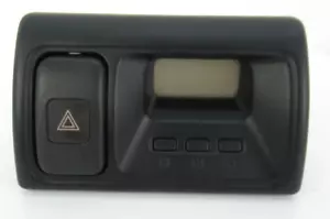 HONDA ACCORD OEM DIGITAL DASH LED CLOCK DISPLAY HAZARD SWITCH BLACK 1998-2000 - Picture 1 of 7