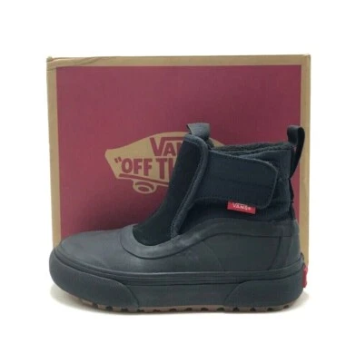 *NEW* Pre-School Kids VANS SLIP-ON HI TERRAI (PS) BLACK-BLACK (VN0A5HZ6BKA) - Image 1 of 4
