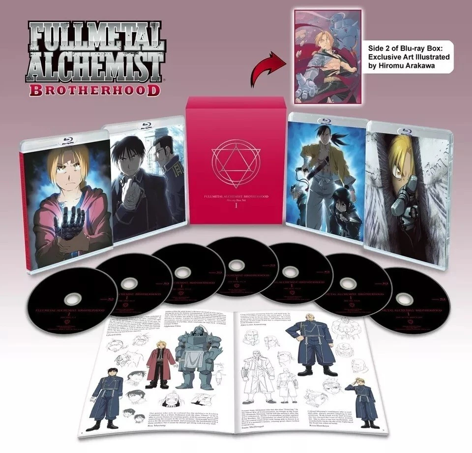 Fullmetal Alchemist Brotherhood Limited Edition Blu-ray Box Set 1 Anime NEW - Image 1 of 1