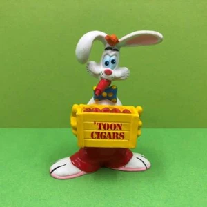 Rare Disney Who Framed Roger Rabbit Toon Town Cigars PVC Figure Toy 1987 1980s - Picture 1 of 4