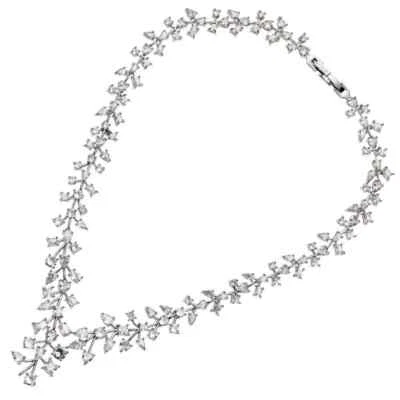 COLLANA OTTAVIANI Donna Argentata In OTTONE Placcato Silver Con Zirconi 500786C - Immagine 1 di 4