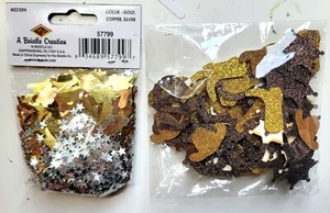 Cowboy Country Confetti -10 (TEN) Packs - Cowboy,Boots, Hats,Stars,Horse Shoes - Picture 1 of 8