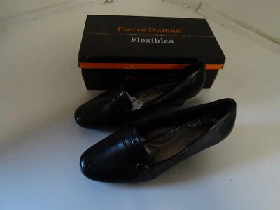 Pierre Dumas Flexibles женщин восторг-35 черный насосы каблуки 10 M - Изображение 1 из 4