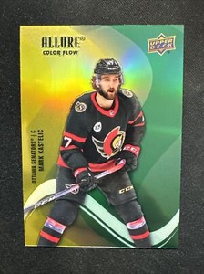 22-23 UD Allure Hockey Rookie Color Flow Yellow-Green SF-36 Mark Kastelic