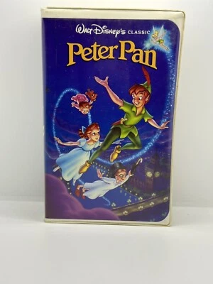 Walt Disney's Classic Peter Pan VHS Black Diamond Edition (used) Foto 1 de 3
