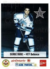 1998-99 Sudbury Wolves Police #18 Serge Dube