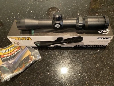 Mira para pistola retícula dúplex BSA Optics Edge 2-7x32, negro mate - PS27X32 Foto 1 de 4