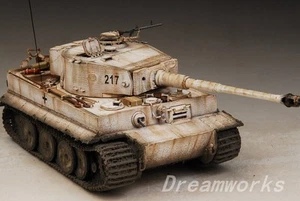 Panzer Ace Otto Carius Tiger Mid 217 Zimmerit Snow+PE construido 1/35 galardonado - Imagen 1 de 24