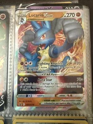 Lucario VSTAR SWSH214 SWSH: Sword & Shield Promo Cards Holo - Image 1 of 2