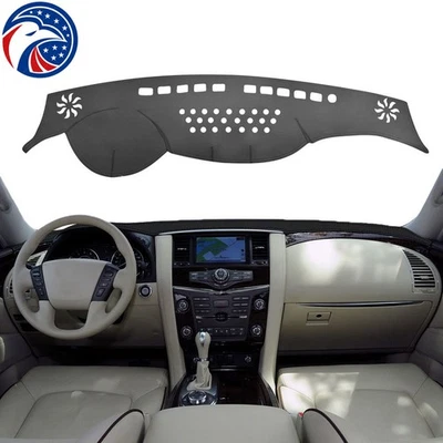 Cubierta de salpicadero alfombrilla de salpicadero almohadilla parasol para Nissan Patrol Y62 Armada 2017-23 1 pieza  Foto 1 de 4