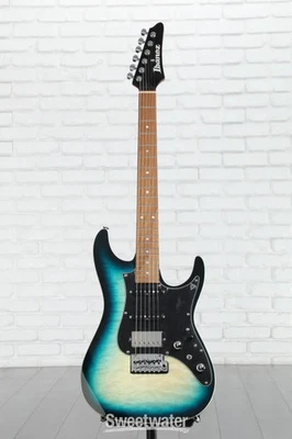 Guitarra eléctrica Ibanez Premium AZ24P1QM - Deep Ocean Blonde Foto 1 de 4