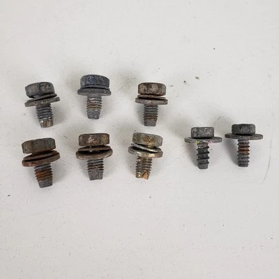 BMW E30 Exhaust Heat Shield Protection Plate Mounting Bolt Screw Set - Image 1 of 2