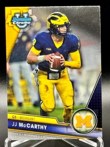 2023 Bowman Chrome U #124 JJ McCarthy - Picture 1 of 2
