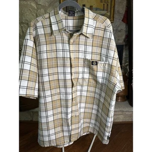 Lowrider Mens Plaid Short Sleeve Button Up Shirt X-Large - Picture 1 of 5