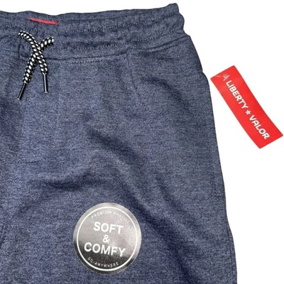 Pantalones Cortos Liberty Valor Youth M 10/12 Azul Marino Brezo Salón Nuevos con Etiquetas Mezcla de Algodón Bolsillos Foto 1 de 4