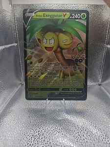 JUMBO Alolan Exeggutor V SWSH225 Black Star Promo Pokemon GO TCG Card OVERSIZED - Picture 1 of 1