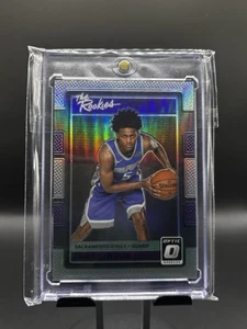 2017-18 Panini Donruss Optic The Rookies De'Aaron Fox #5 Holo Silver Prizm (RC) - Imagen 1 de 2