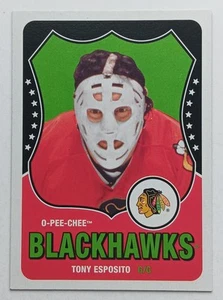 2010-11 O-Pee-Chee Retro Espalda en Blanco Tony Esposito Chicago Blackhawks SSP - Imagen 1 de 2