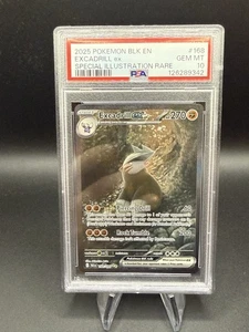 2025 Pokemon Black Bolt Excadrill ex Special Illustration Rare 168/086 PSA 10 - Bild 1 von 2