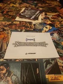 Castlevania II Simon's Quest Authentic Original NES Nintendo Manual Only **