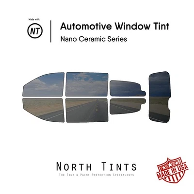 Película matiz janela pré-cortada nano cerâmica para Chrysler Town and Country 2008-2016 - Imagem 1 de 4