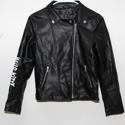 Chaqueta Motociclista Hello Kitty & Friends X Forever 21 Negra Niños 11/12 Foto 1 de 4