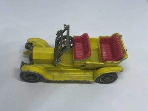 VTG Matchbox Models of Yesteryear 1907 Peugeot Diecast Toy Car Yellow - Picture 1 of 5