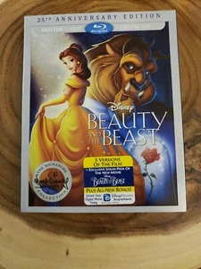 Beauty and the Beast Blu-ray + DVD + Digital HD 25th Anniversary Edition LIKENEW - Picture 1 of 9