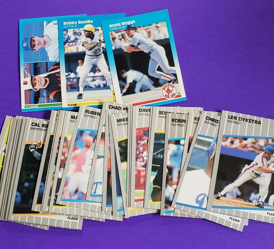 1987 1989 FLEER BASEBALL TRADING CARDS  YOU PICK 50% OFF 2+ - Image 1 of 1