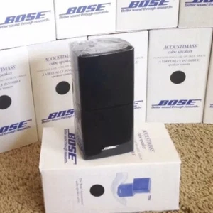Bose Double Cube MINT Speaker DoubleShot Acoustimass Reflecting Lifestyle Black - Picture 1 of 12