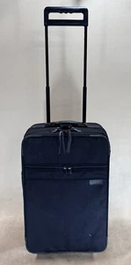 Briggs & Riley Black Ballistic Nylon 22" Upright Wheeled Carry-On SuitorSuitcase - Picture 1 of 14