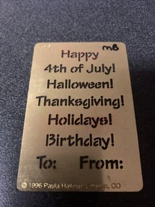 Christmas / Halloween/ Birthday/ Thanksgiving Holiday Embossing Template Stencil - Picture 1 of 1