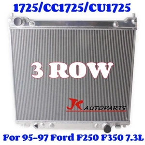 3-Row Aluminium Radiator For 95 96 1997 Ford F250 F350 F Super Duty 7.3L DIESEL - Picture 1 of 8